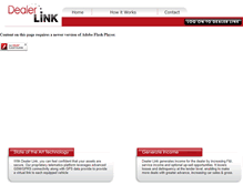 Tablet Screenshot of dealer-link.com